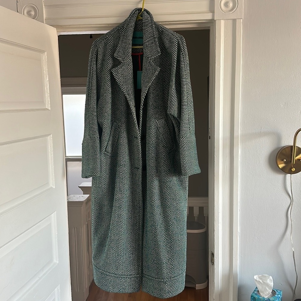 Saint Art oversized wool coat size medium